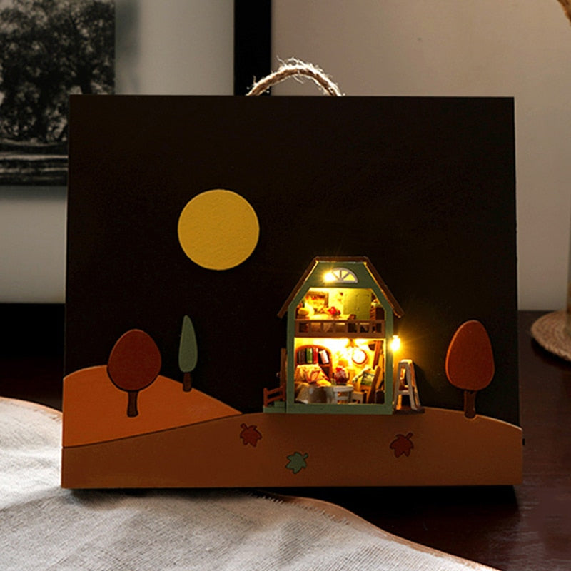 Magic Moment Night Lamp Style DIY wooden Frame Kit - Mycutebee