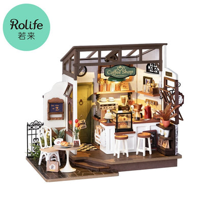 Rolife DG162 NO.17 Cafe DIY Mini Dollhouse - Mycutebee