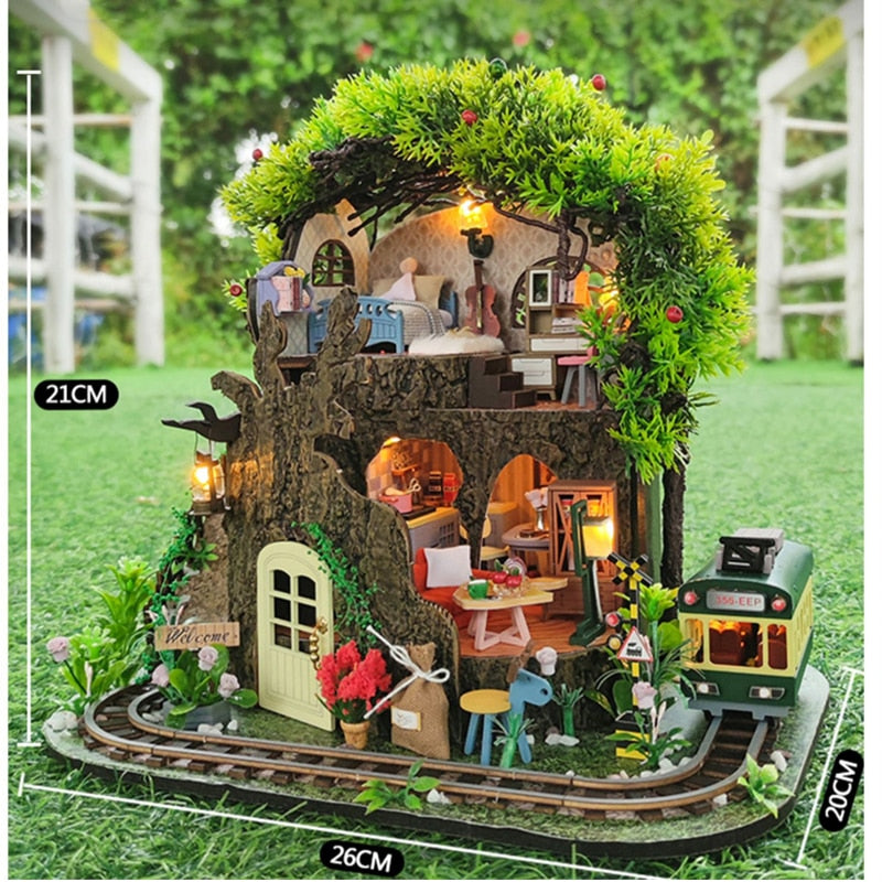 Dense Woods 2232 DIY Wooden Miniature - Mycutebee