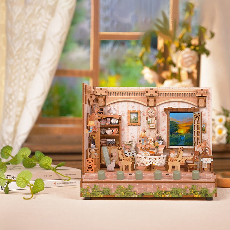 Van Gogh's Bedroom DIY Dollhouse Kit - Mycutebee