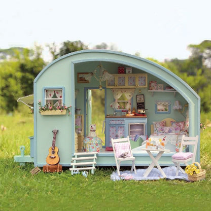 Cutebee Time Travel DIY 3D Miniature Caravan - Mycutebee