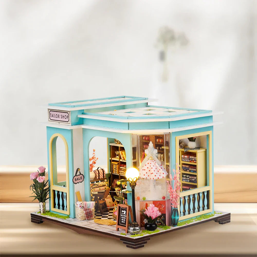 Tailor Shop DIY Dollhouse Kit - Mycutebee