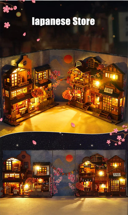 Japanese Village DIY Book Nook Kit