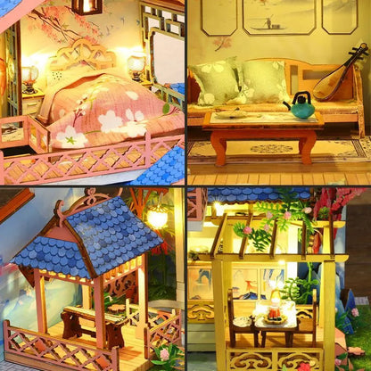 Peach Blossom Attic P017 DIY Wooden DollHouse - Mycutebee