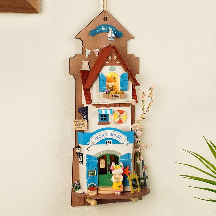 Rolife DS022 Island Dream Villa DIY Wall Hanging - Mycutebee