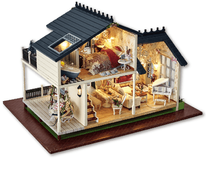 Cutebee Provence Lavender DIY Dollhouse Kit