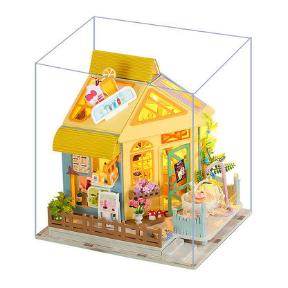 Lemon Tea Shop DIY Dollhouse Kit