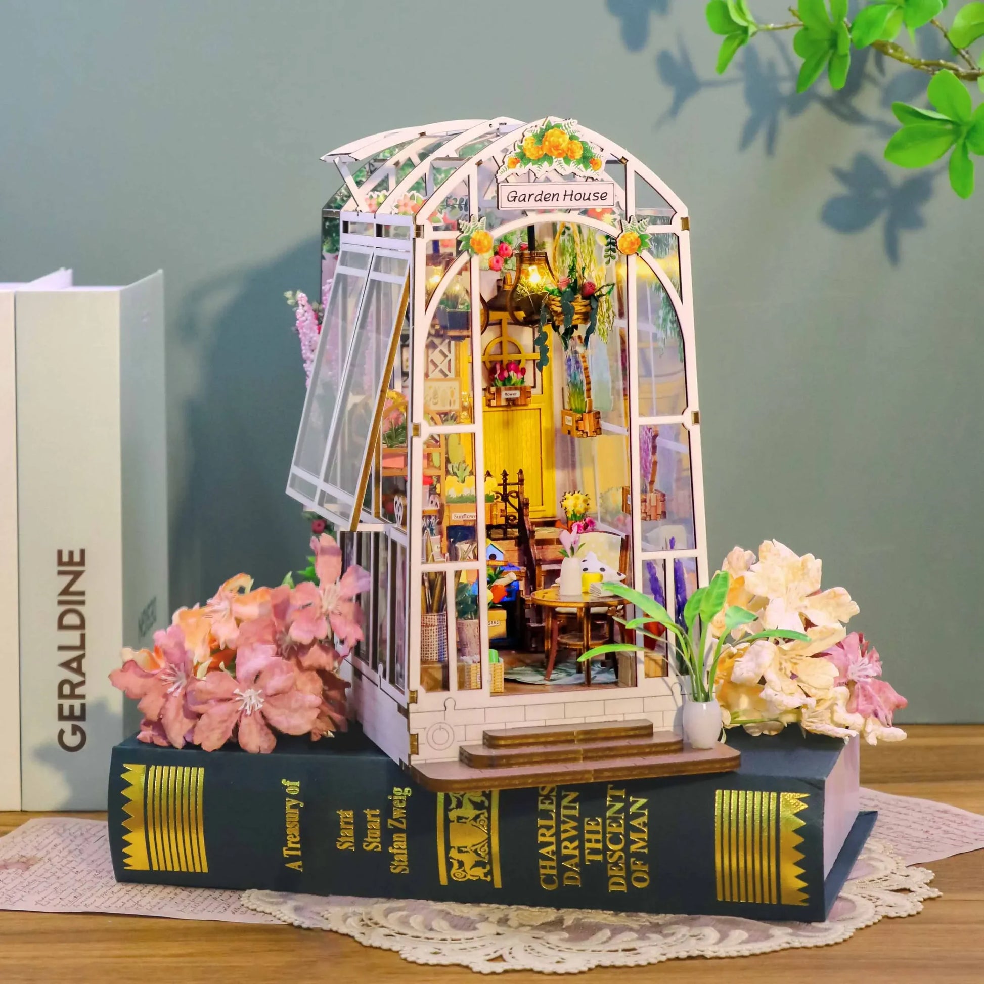 Garden House DIY Book Nook Kit