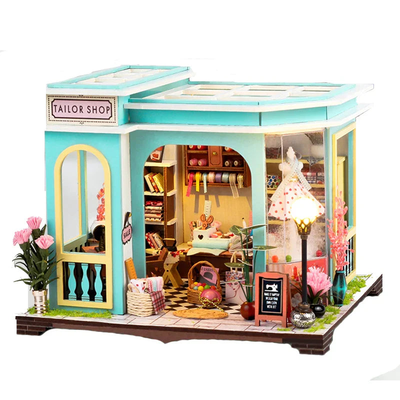 Tailor Shop DIY Dollhouse Kit - Mycutebee