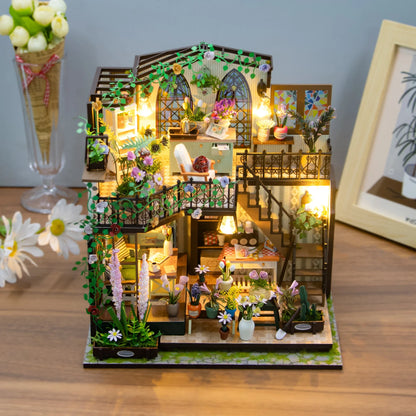 Darcy Flower House DIY Dollhouse Kit