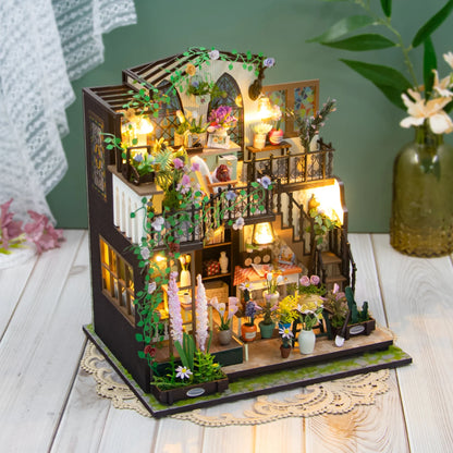 Darcy Flower House DIY Dollhouse Kit