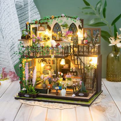 Darcy Flower House DIY Dollhouse Kit