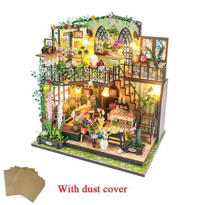 Darcy Flower House DIY Dollhouse Kit