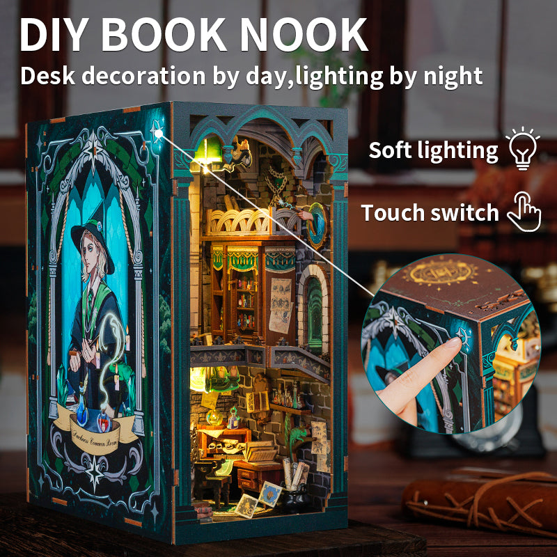 CUTEBEE Darkness Common Room DIY Book Nook Kit