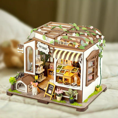 Pet Shop DIY Dollhouse Kit