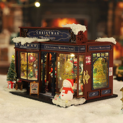 Christmas Gift Shop DIY Dollhouse Kit