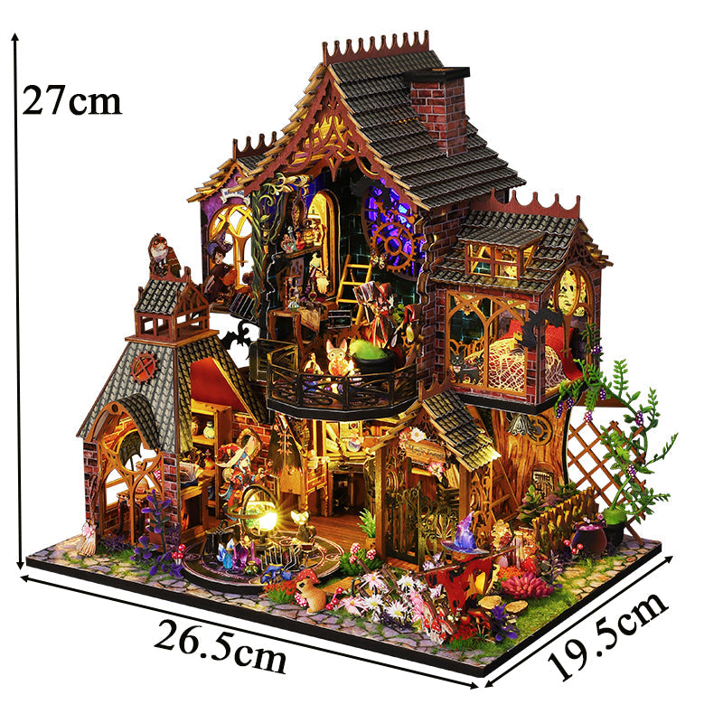 Magic Spirit Cottage DIY Dollhouse Kit