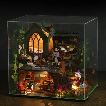 Spooky Cottage DIY Dollhouse Kit