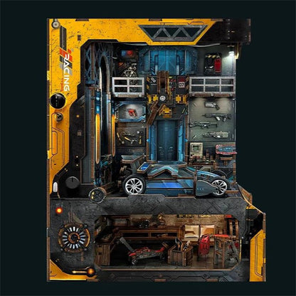 Automobile Workshop DIY Book Nook Kit