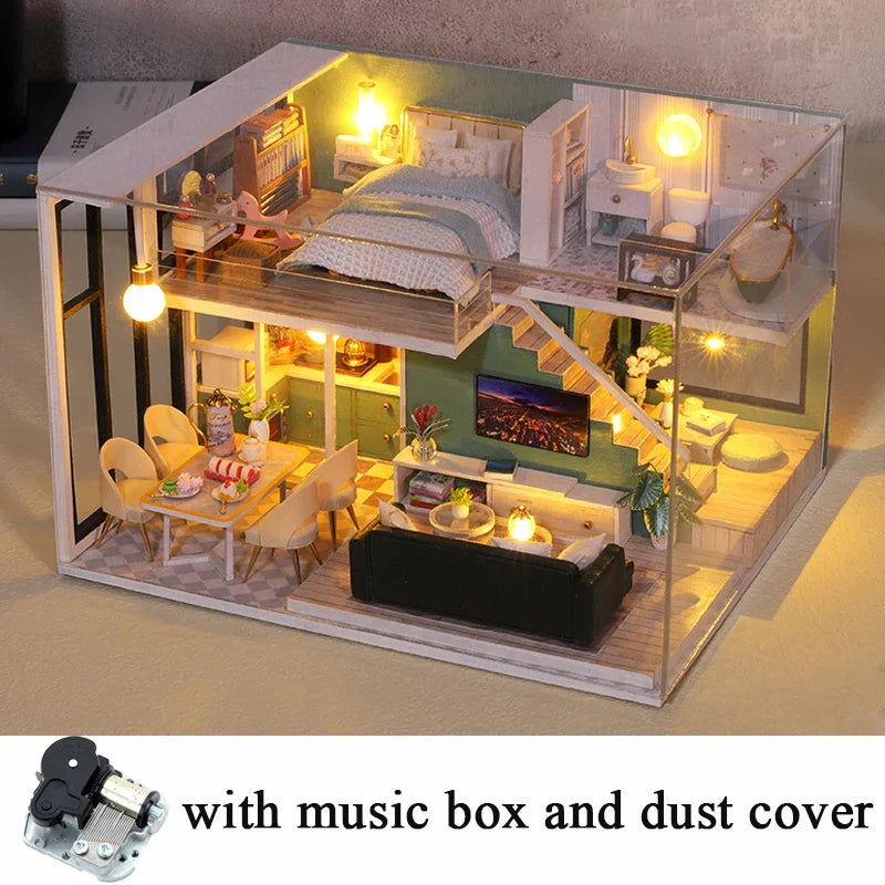 Storey Apartment DIY Dollhouse Kit