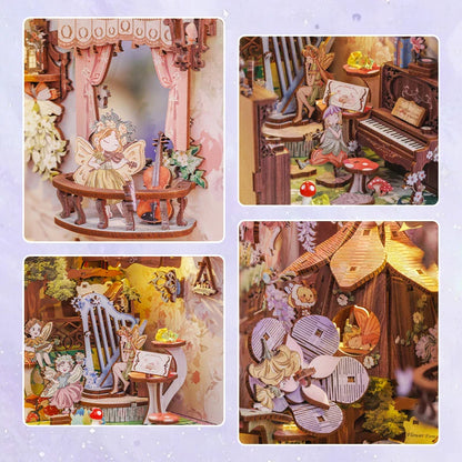 Cutebee Flower Forest Concert DIY Book Nook Kit