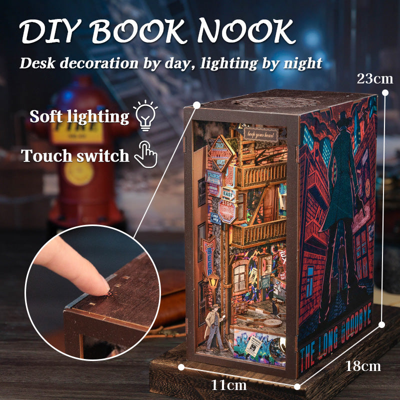 CUTEBEE The Long Goodbye DIY Book Nook Kit