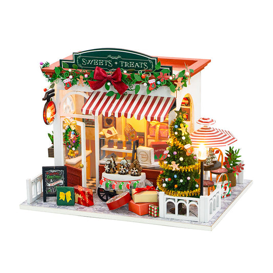 Christmas Sweets and Treats Shop DIY Dollhouse Kit