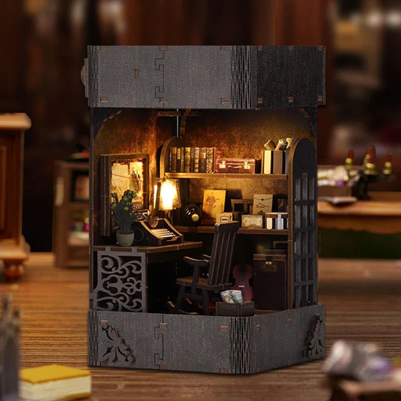 Detective Agency Dollhouse DIY Book Nook Kit