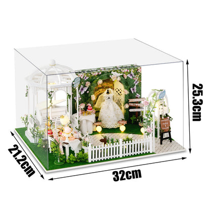 Country Wedding DIY Miniature Dollhouse Kit