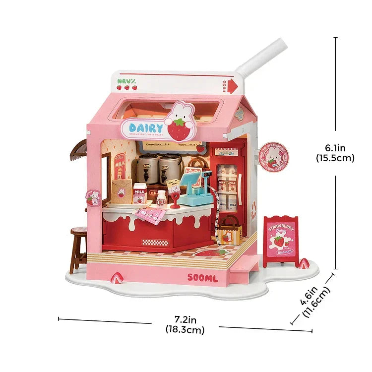 Robotime Rolife Food Box Shop DIY Miniature House - Mycutebee