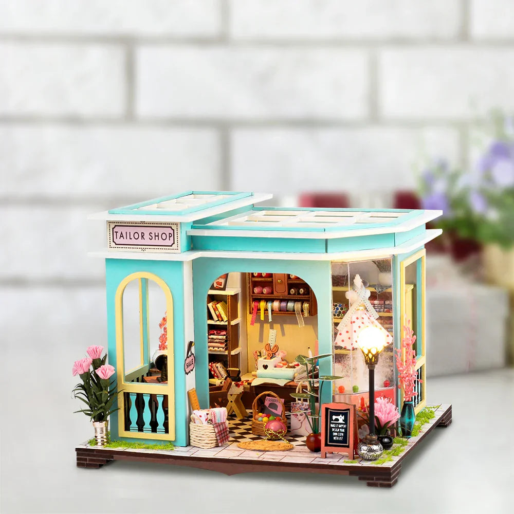 Tailor Shop DIY Dollhouse Kit - Mycutebee