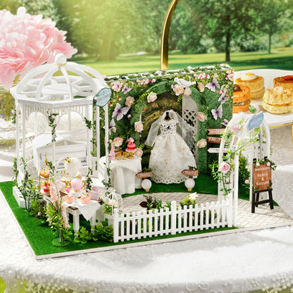 Country Wedding DIY Miniature Dollhouse Kit