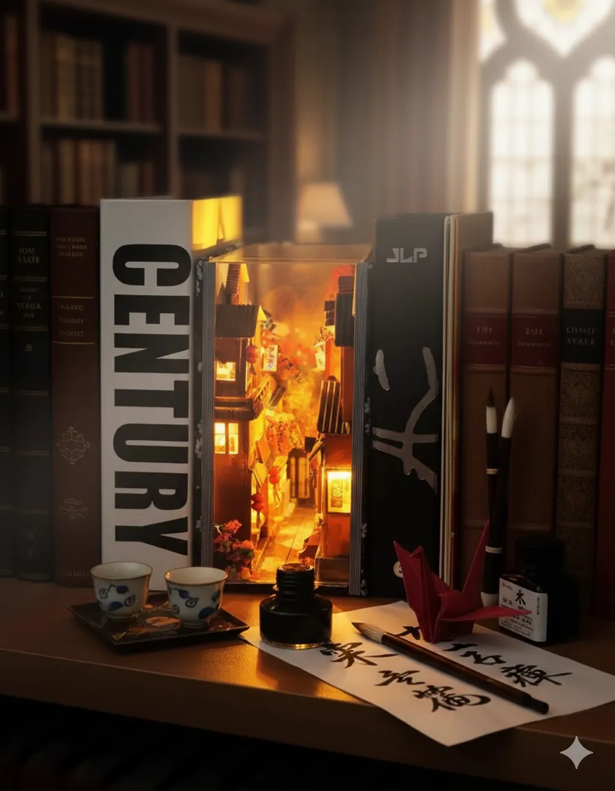 Rolife Australia miniature craft kits collection featuring book nooks and dollhouses