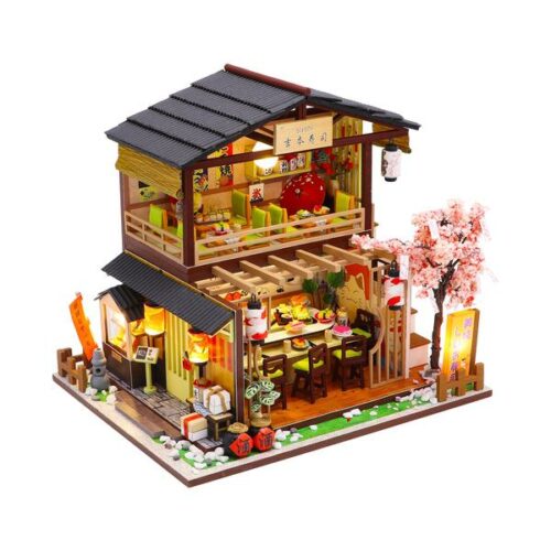 60b13f96a439907b53db9e04f252dd0cGibbon Sushi DIY Miniature Dollhouse Kit - Dollhouse Australia