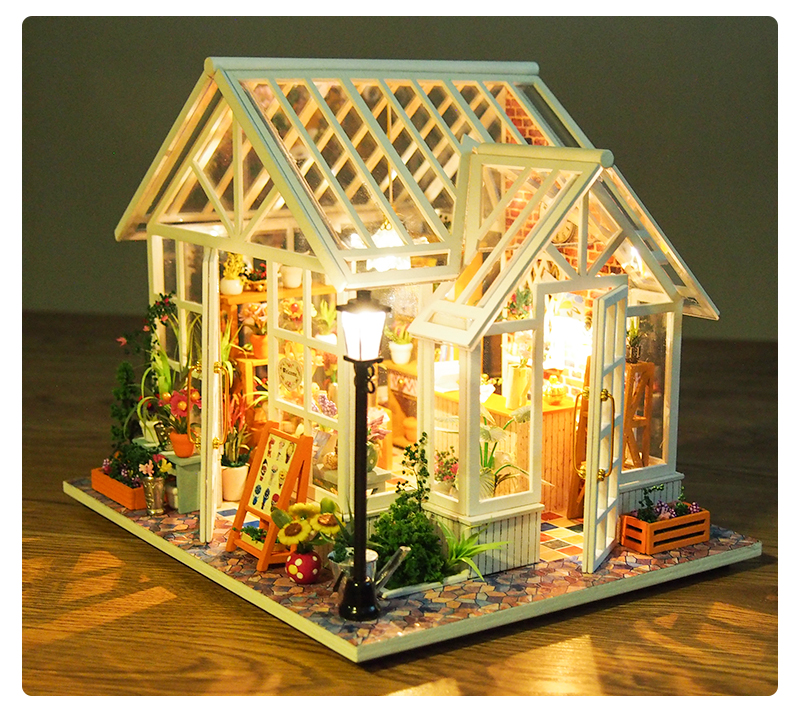 Sosa Florist DIY Miniature 3D Dollhouse Kit