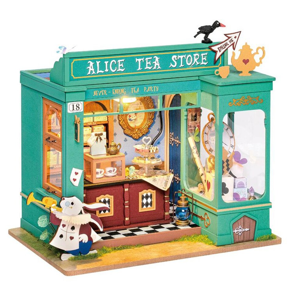 Robotime Rolife Alice's Tea Store