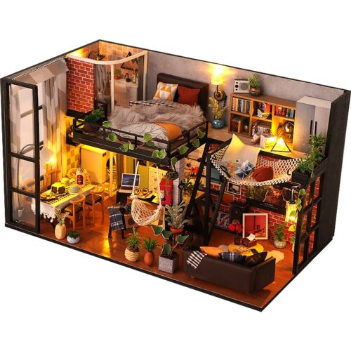 DIY Miniature Loft Kit - Dollhouse Australia