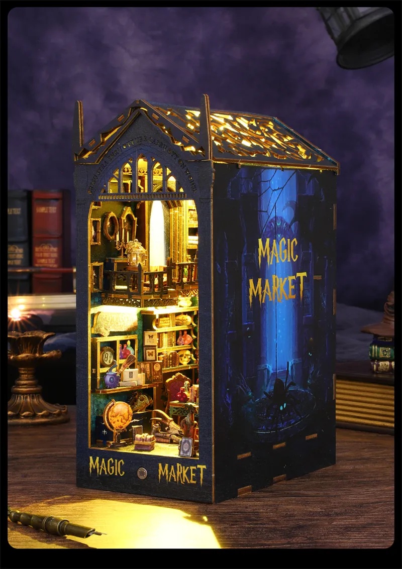 Magic Market SL09 DIY Wooden Book Nook