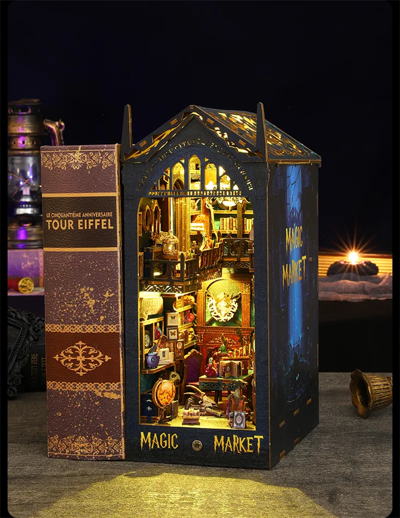 Magic Market SL09 DIY Wooden Book Nook