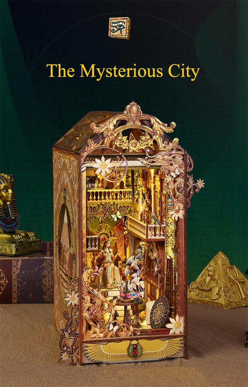 Mysterious Egypt City SL12 DIY Book Nook