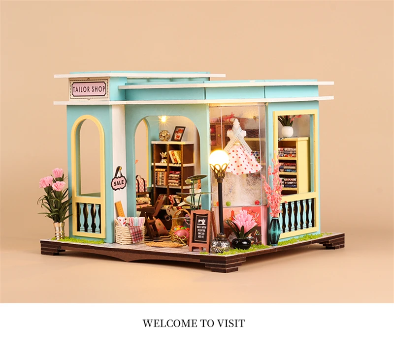 Tailor Shop 222 DIY Miniature Kit