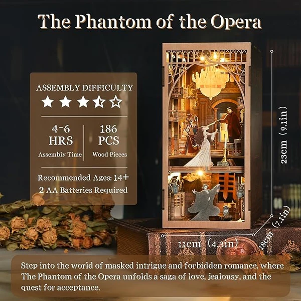 Phantom of The Opera DIY Book Nook Kit