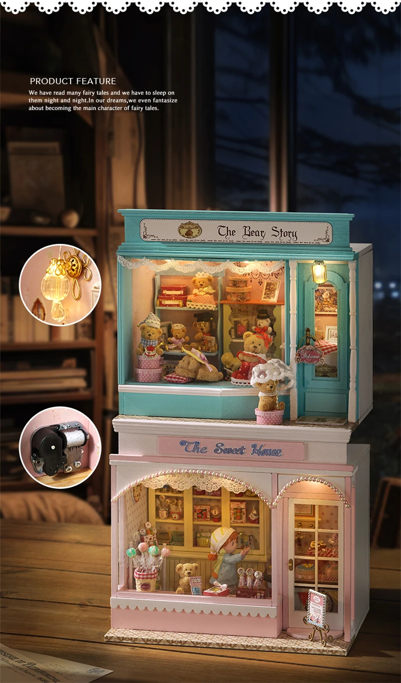 The Bear Story Store DIY Dollhouse Kit