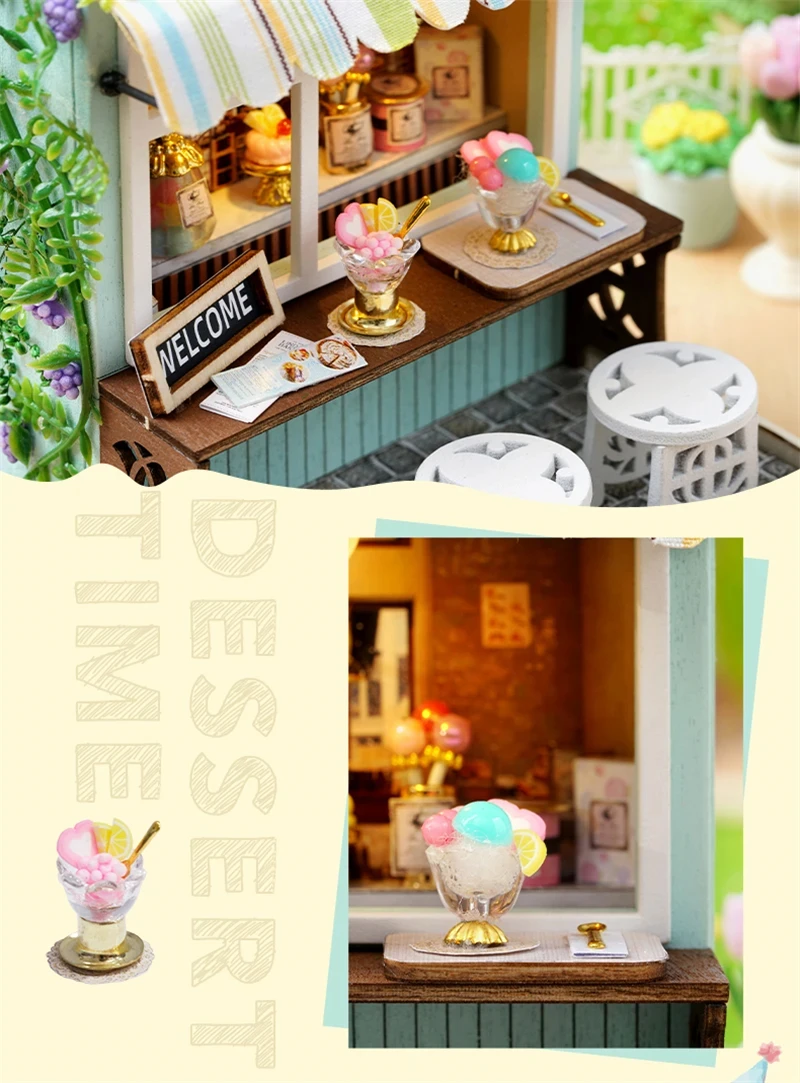 Corner of Happiness Series DIY Dollhouse Kit