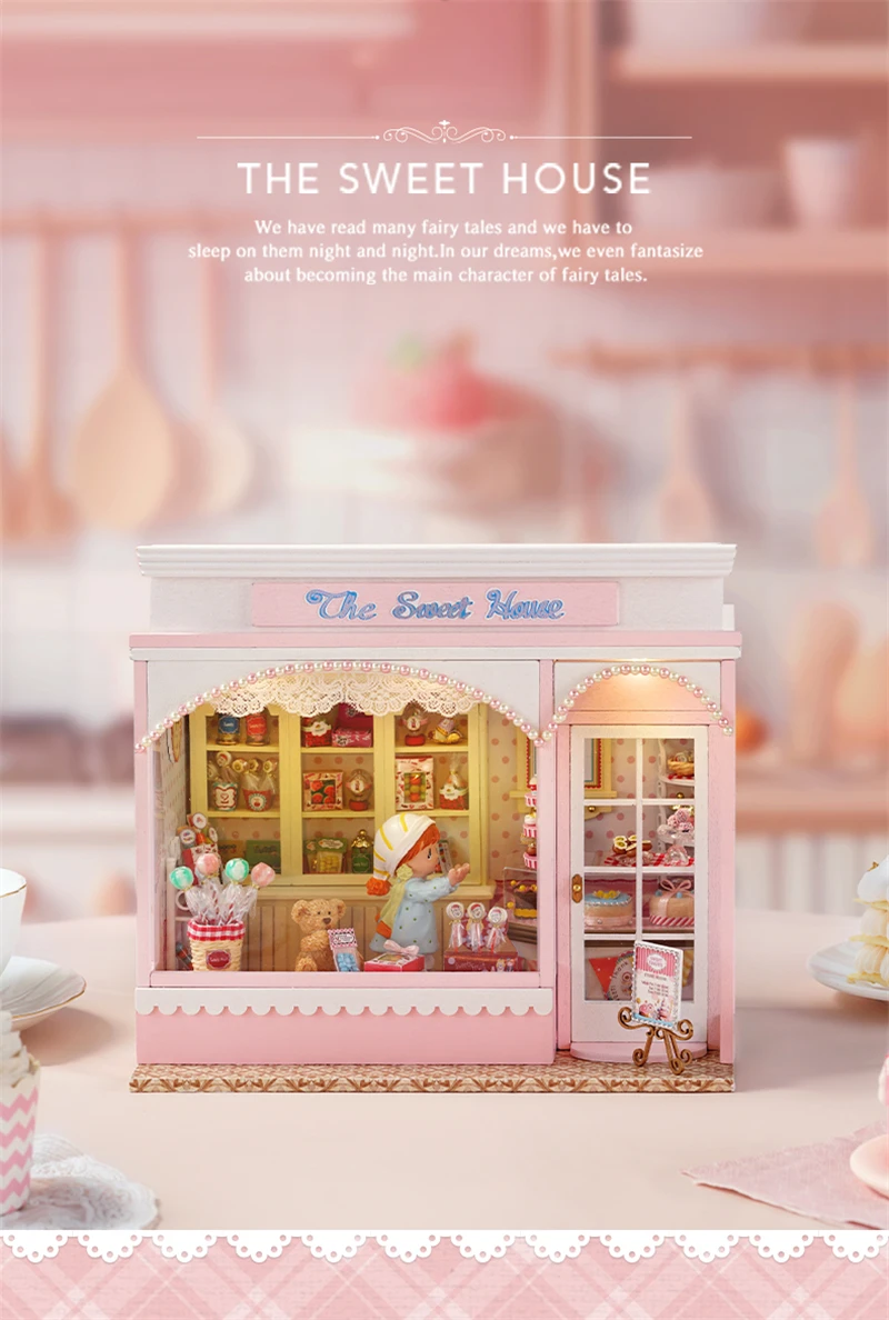 The Sweet House DIY Dollhouse Kit
