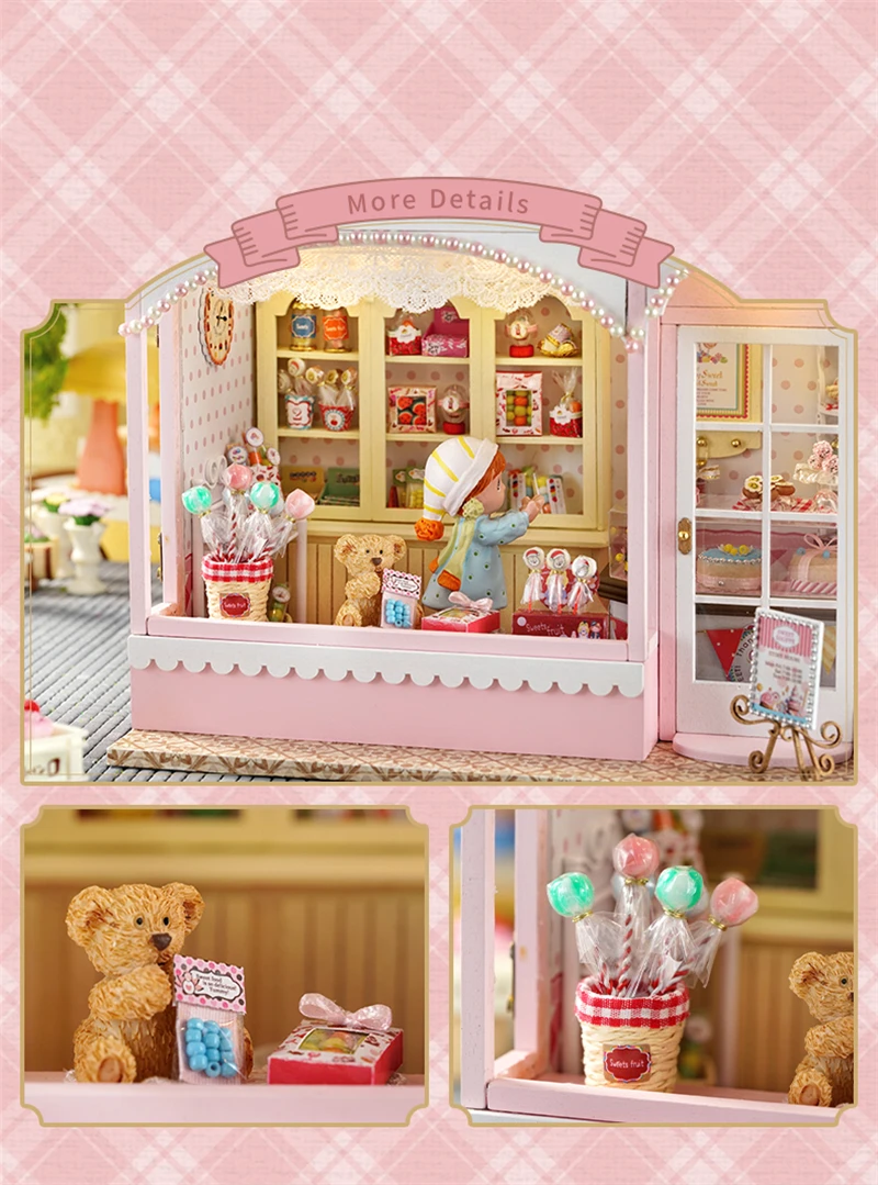 The Sweet House DIY Dollhouse Kit