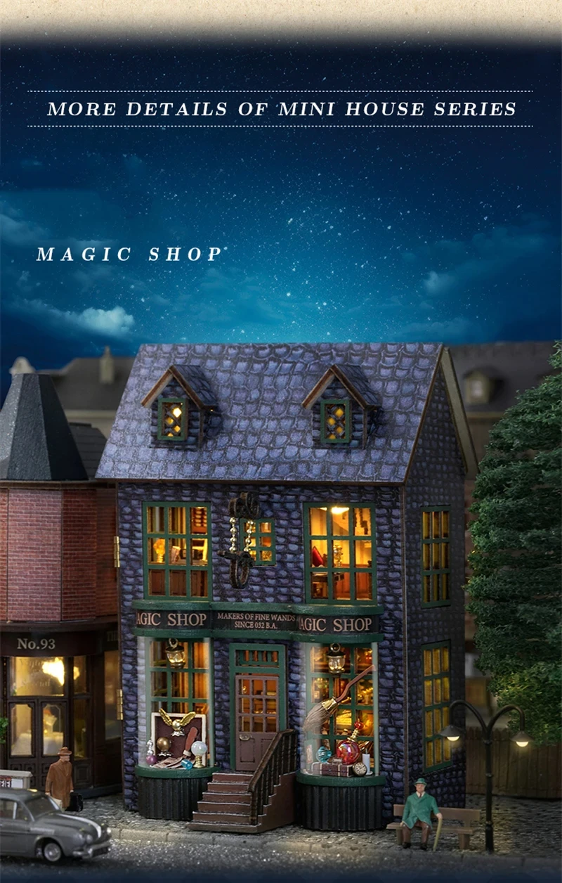 Cutebee Magic Shop DIY Dollhouse Kit