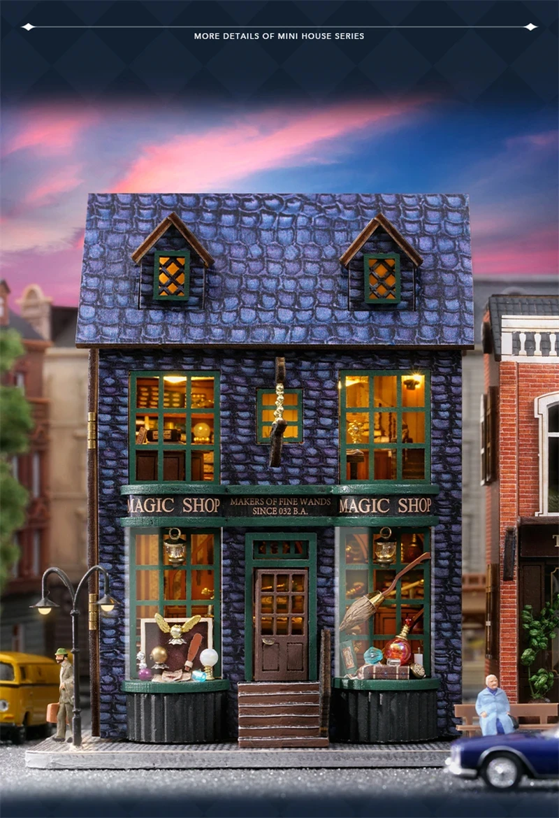 Cutebee Magic Shop DIY Dollhouse Kit
