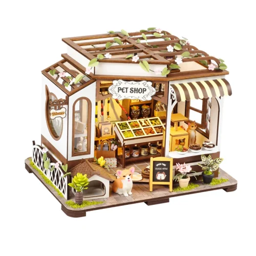 Pet Shop DIY Dollhouse Kit