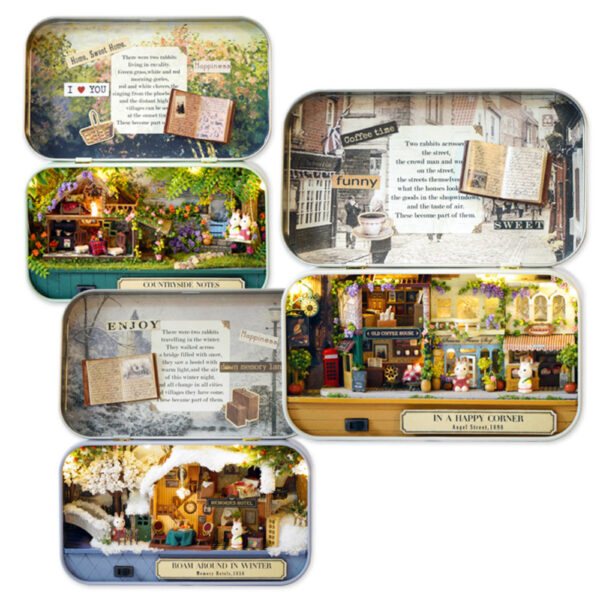 A Happy Corner Box Theatre Dollhouse Kit